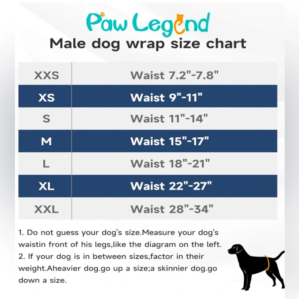 Washable Male Dog Diapers